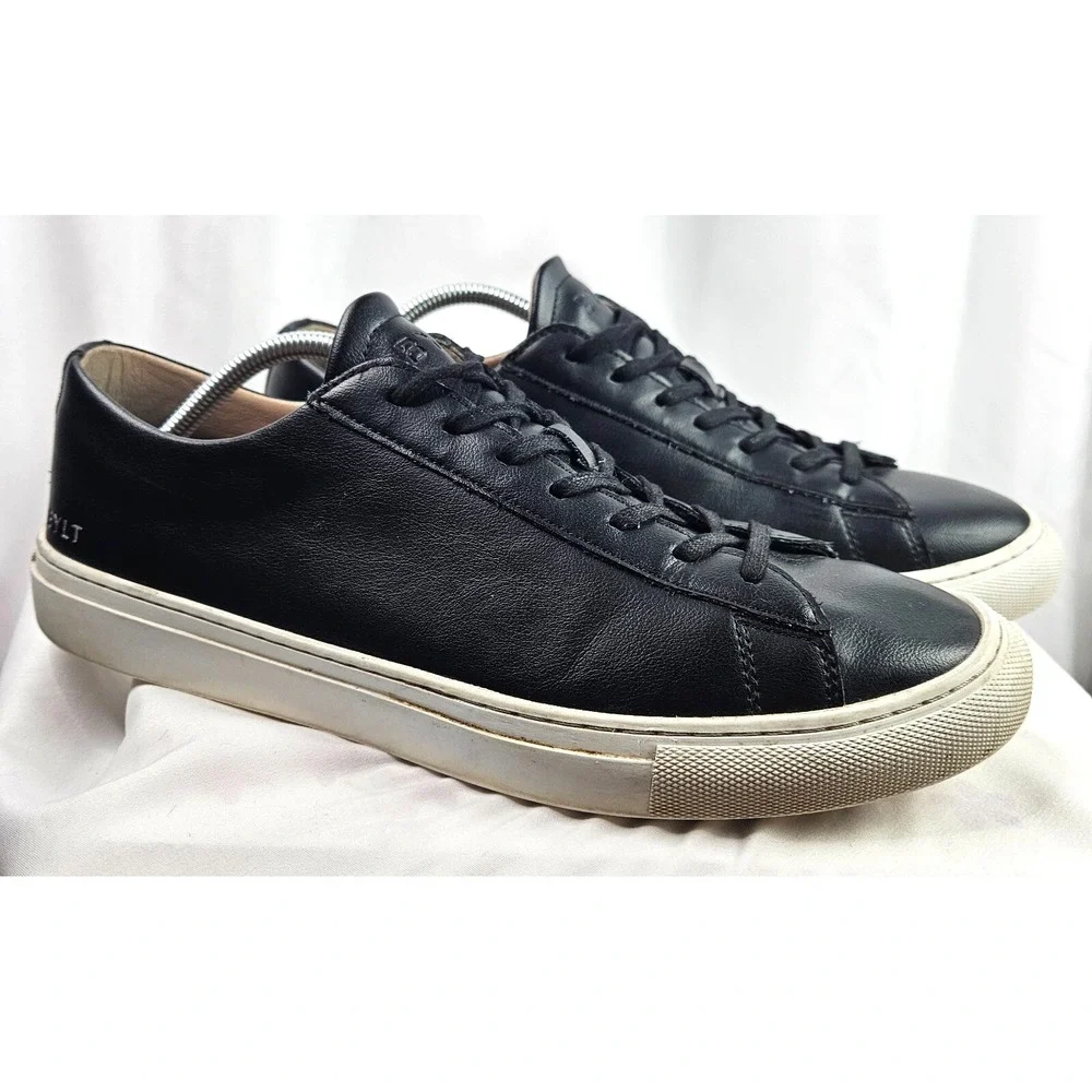 BYLT Everyday 2 Mens Size 12 Shoes Full Grain Leather‎ Casual Sneakers Black